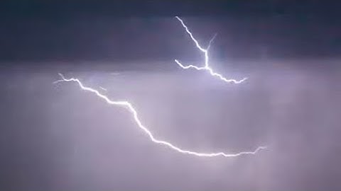 STUNNING LIGHTNING show over Genesee Mountain, CO last night! Captured by drone