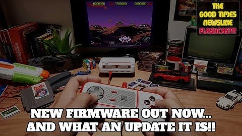 BREAKING - HUGE Evercade FIRMWARE UPDATE! Good Times Newsline Flashcast 01/23/2024