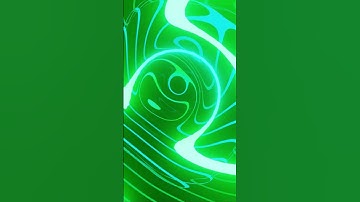 #Shorts VJ #LOOP NEON Green Teal Gradient Aesthetic Waves #Abstract #Background Video 4k Screensaver