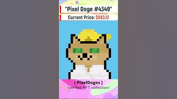 🅽🅵🆃 "Pixel Doge 4349" from PixelDoges (NFT Collection) || NFT Markeetplace