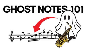 🎷Ghosted Notes: The CLEAREST EVER Explanation 👍🏻