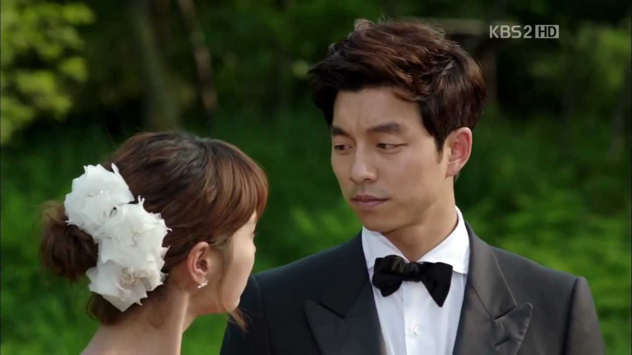  Big  HD Kiss  scene wedding photoshoot Gong Yoo Lee 