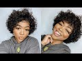 watch me slay this curly pixie wig ft. eayon hair ♡