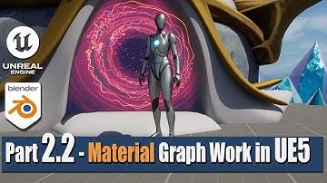 Create a Portal in UE5 | Material Graph Work | Unreal, VFX & Blender Tutorial Series Part 2.2