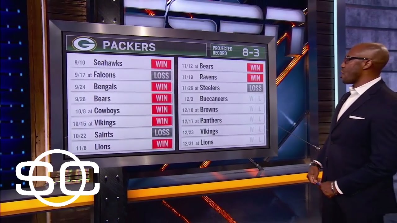 Riddick Bullish On Packers Schedule SportsCenter ESPN YouTube