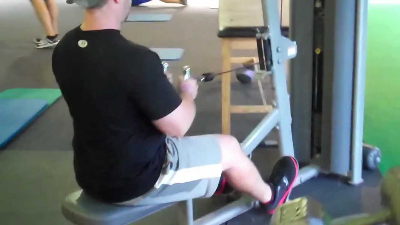 Seated Cable Row neutral grip YouTube