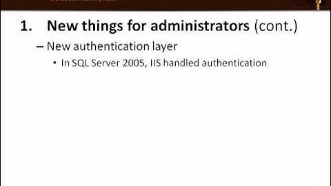 New Features in SQL Server 2008/R2 Reporting Services (Part 1)