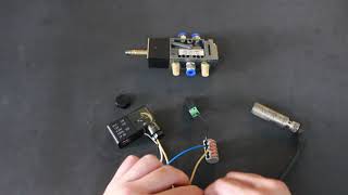 Como ligar sensor indutivo 4 fios em válvula solenoide. (NA/NF)