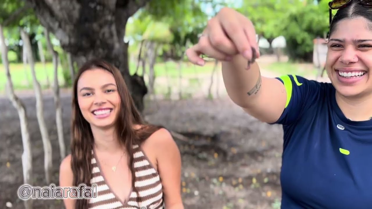 BASTIDORES DE GRAVAÇÃO, NAIARA A PRIAMA SARAH 