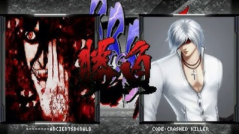 [ Winmugen ] Ancient Donald[SN] vs Execution,KillAll,The Will Of Demise EX & New Code Crashed Killer