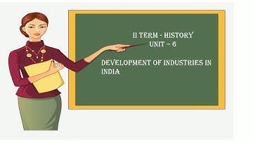 History Unit - 6 Development of Industries in India