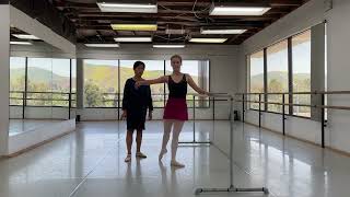 Beginner Ballet Barre Basics | Learn Balanchine At Home | Rond De Jambe pt. 1/2 | Lessons with Lisa