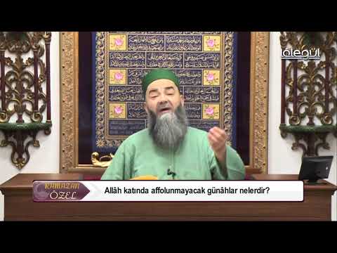 Allâh katında affolunmayacak günâhlar nelerdir - Cübbeli Ahmet Hocaefendi Lâlegül TV