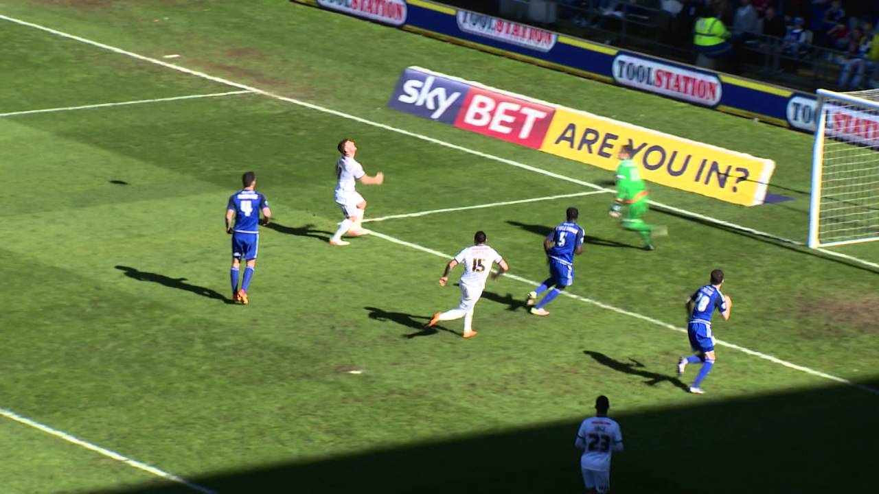 CHRIS MARTIN GOAL v CARDIFF CITY football score