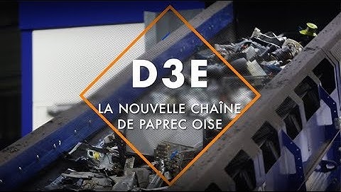 Paprec Oise D3E | La nouvelle chaine de tri des petits appareils en mélange
