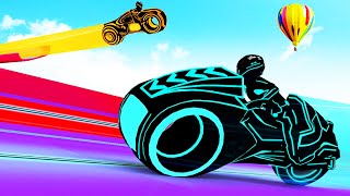 Mega Ramp Light Bike Stunts - New Bike Racing Android Games screenshot 1