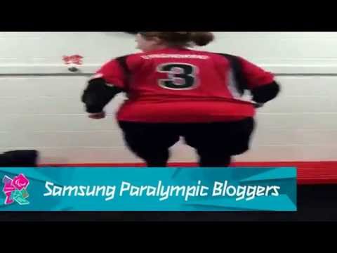 Jen Armbruster - Warm up for usa, Paralympics 2012