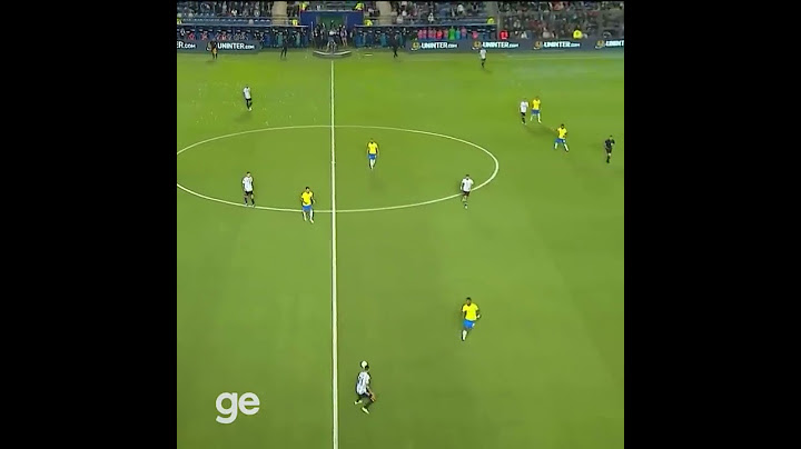 DI MARÍA DÁ CANETA EM VINI JR | ARGENTINA X BRASIL | #SHORTS | ge.globo