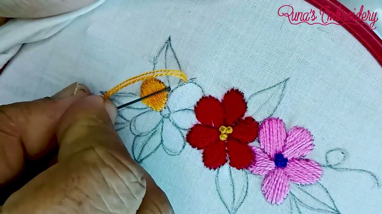 Easy hand embroidery love embroidery designs| Happy valentines day