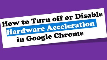How to Enable or Disable Hardware Acceleration in google chrome #HardwareAcceleration #tips #tricks