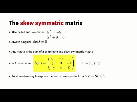 Derivative Of A Rotation Matrix Robot Academy