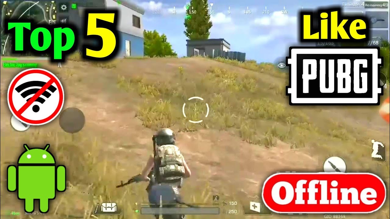 Top 4 Offline Games Like Bgmi/ Free Fire, Free Fire Jaisa Game, Pubg  jaisa game