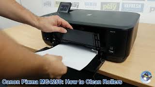 Canon Pixma MG4250: How to Clean Paper Rollers and Reduce Paper Jams