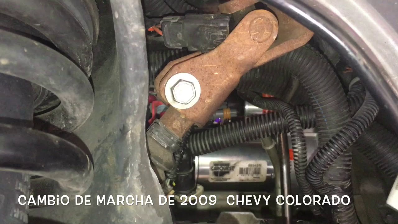 Cambio de marcha en Chevy Colorado 2009 5 cilindros - YouTube
