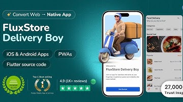 FluxStore Delivery Boy app ⚡️ Build Native Delivery Boy App for your WooCommerce Website #flutter