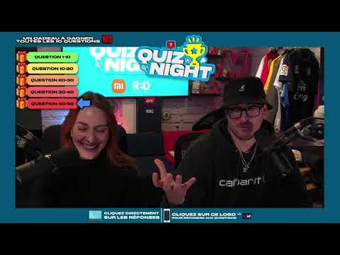 [REPLAY] Tous les lundis à 18h c'est la #quiznight sur RMC Sport - 20/03