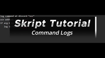 Command Logger | How to make Command Logger in minecraft | Skript Tutorial