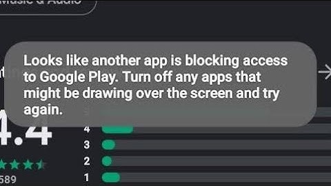 How to fix looks like another app is blocking access to google play oppo 2022