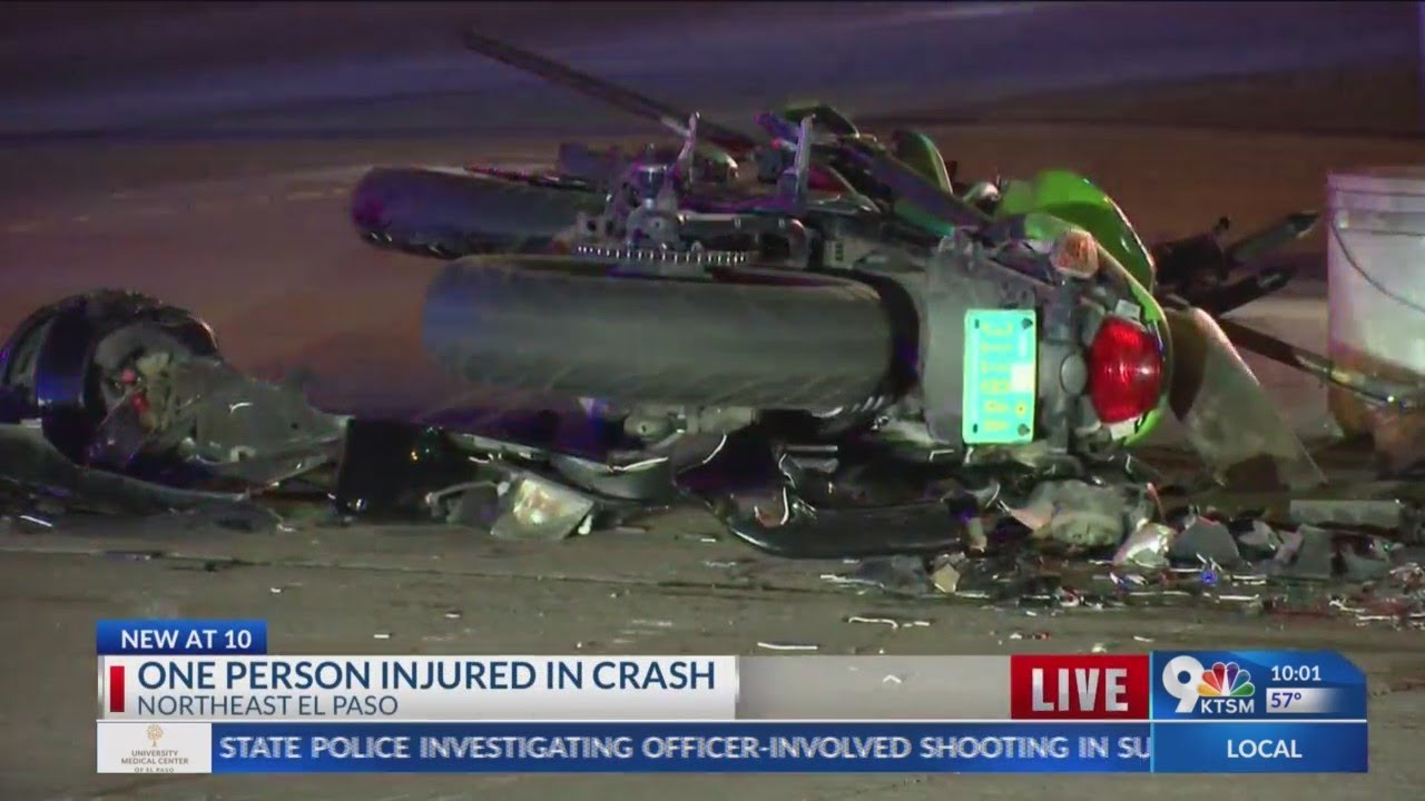 1 person injured after crash in Northeast El Paso - YouTube