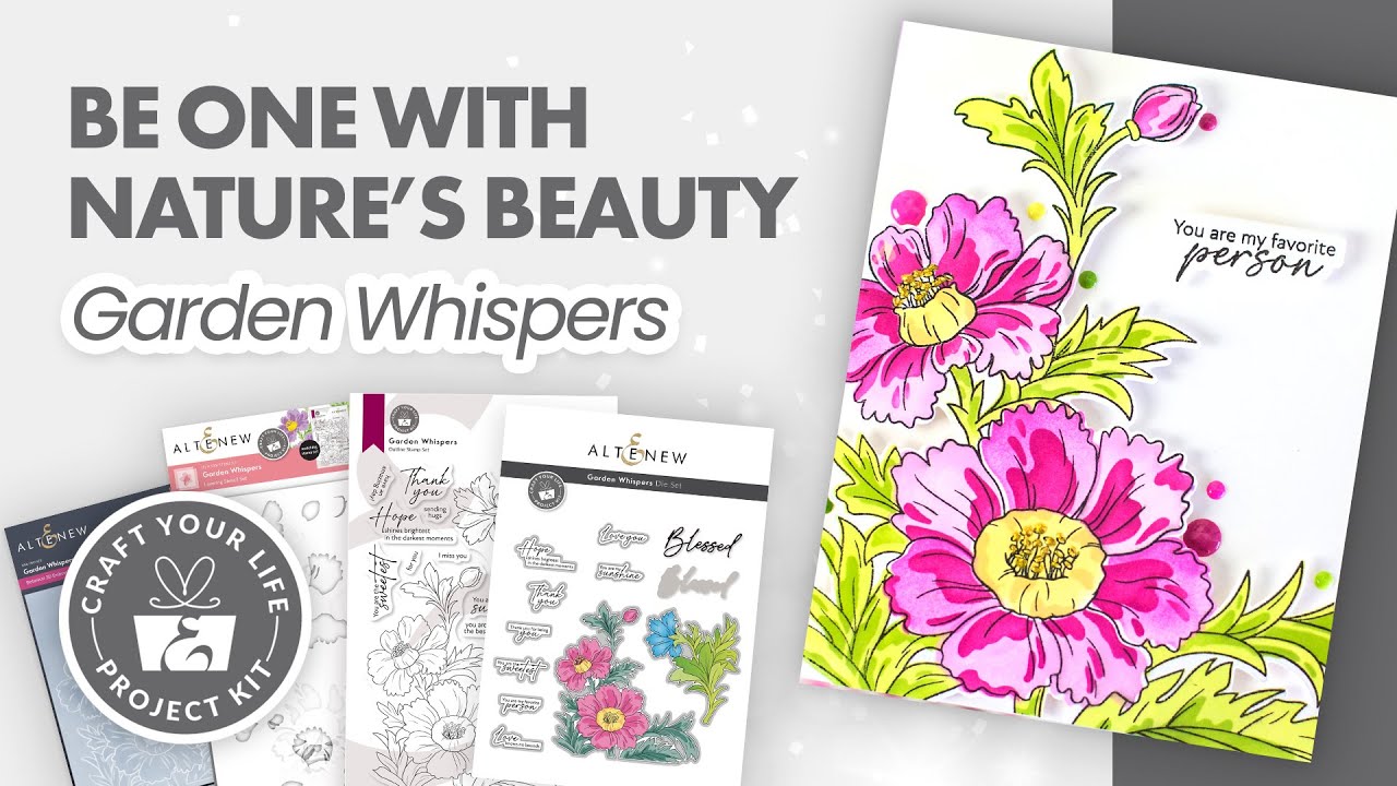 Craft Your Life Project Kit: Garden Whispers