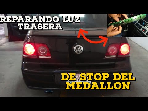 REPARANDO LUZ TRASERA DE STOP DEL MEDALLON DEL JETTA || BARRIO TUNING