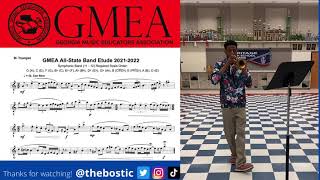 2021 - 2022 GMEA Symphonic Band Trumpet Lyrical Etude