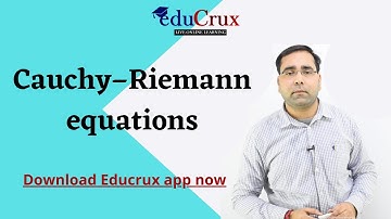 3.CAUCHY RIEMANN EQUATIONS |COMPLEX ANALYSIS| NET PHYSICAL SCIENCE | GATE |TIFR |JEST |M.SC ENTRANCE