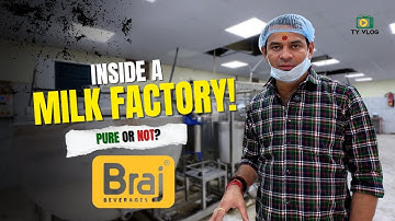 Behind the Scenes of Daily Milk Production — Factory Walkthrough | Tej Pratap Yadav | TY VLOG