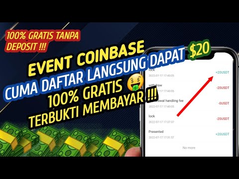 EVENT COINBASE- NUR REGISTRIEREN ERHALTEN SIE 20 $ KOSTENLOS OHNE EINZAHLUNG | ONLINE GELD VERDIENEN