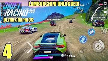Drift Racing: 3v3 | iOS | New Car: Lamborghini Huracan Unlocked | Ultra Graphics | Gameplay Part 4