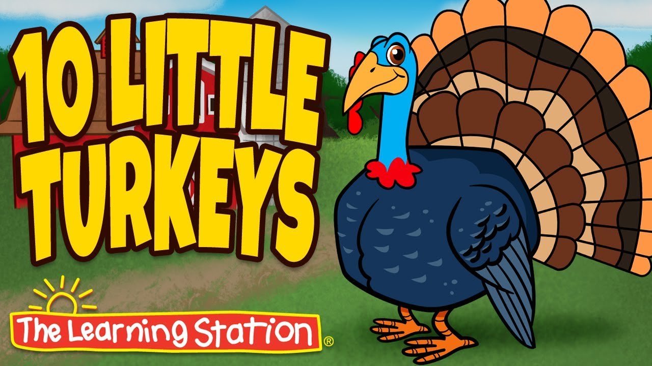 The learning station ten little turkeys
