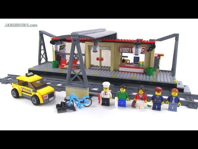 LEGO City 60050 Train Station set review! Summer 2014 YouTube