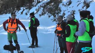 Ruta con raquetas de nieve en Santa Inés