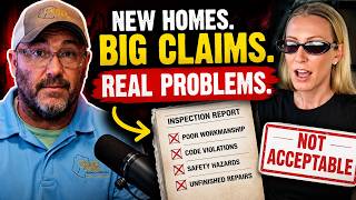 Home Inspector Calls Out the Reality of New Build Construction