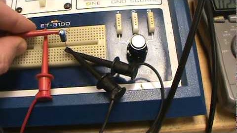 RC Circuit - Ocsilloscope Measurements (Part C)