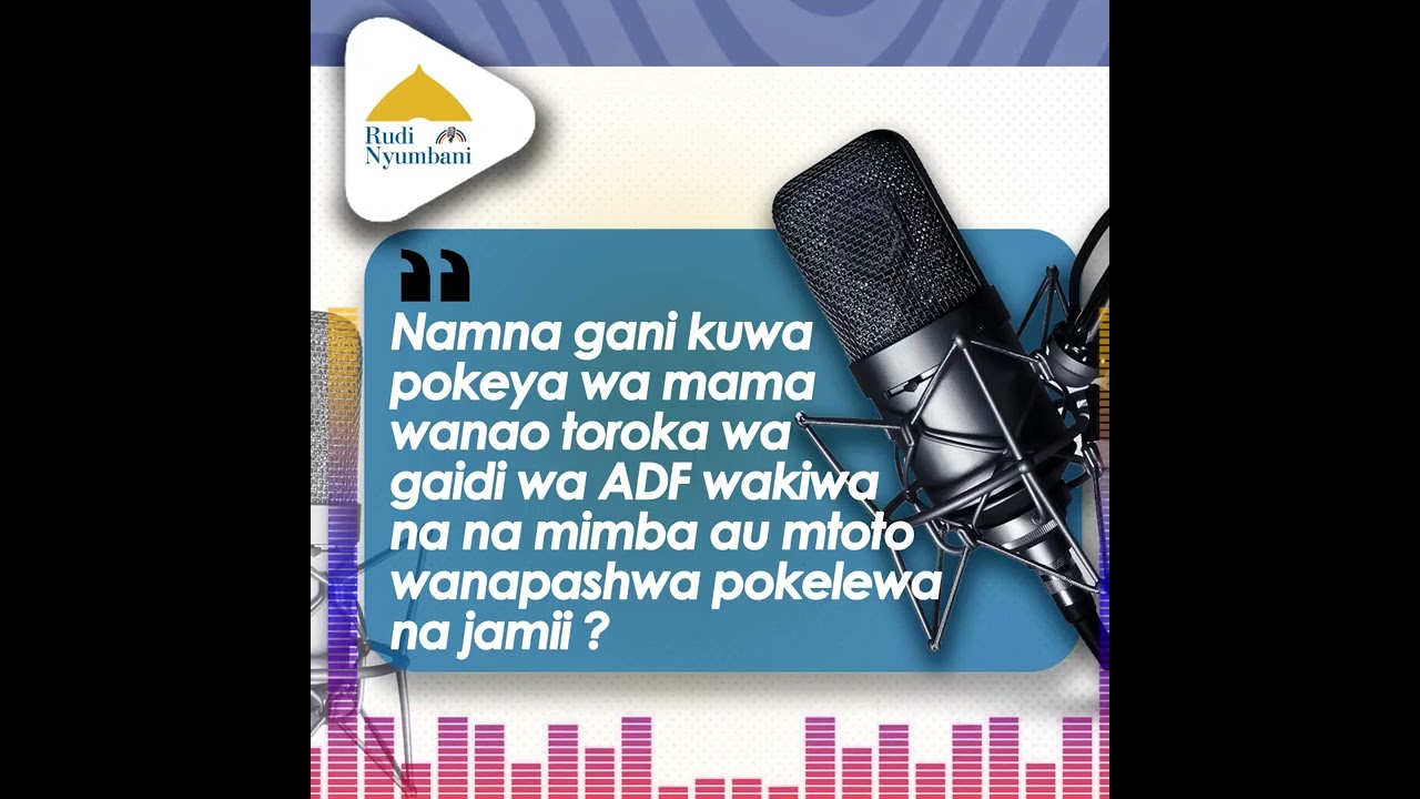 Namna gani kuwa pokeya wa mama wanao toroka wa gaida wa Iscap