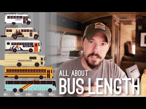 Our Guide to Bus Length | Choosing a School Bus Size for Your Conversion | Skoolie Square Footage