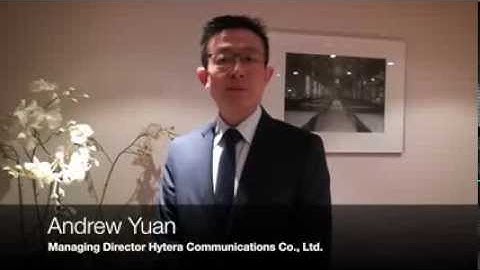 Interview with Andrew Yuan GM of Hytera at CCE2014