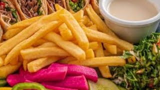 بهاراة الشاورمة شورما صاج طعم خرافي سر شاورما من هنا ?? Shawarma Saj  Шаурма Садж