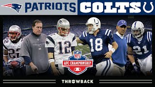 That Time Brady & the Pats Blew a 213 Lead to Peyton! (Patriots vs. Colts 2006, AFC Championship)